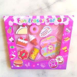 Hot Focus 3D Fun Eraser Set.